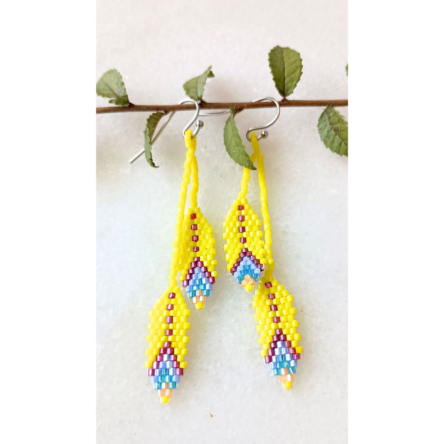2E - Feather Earrings